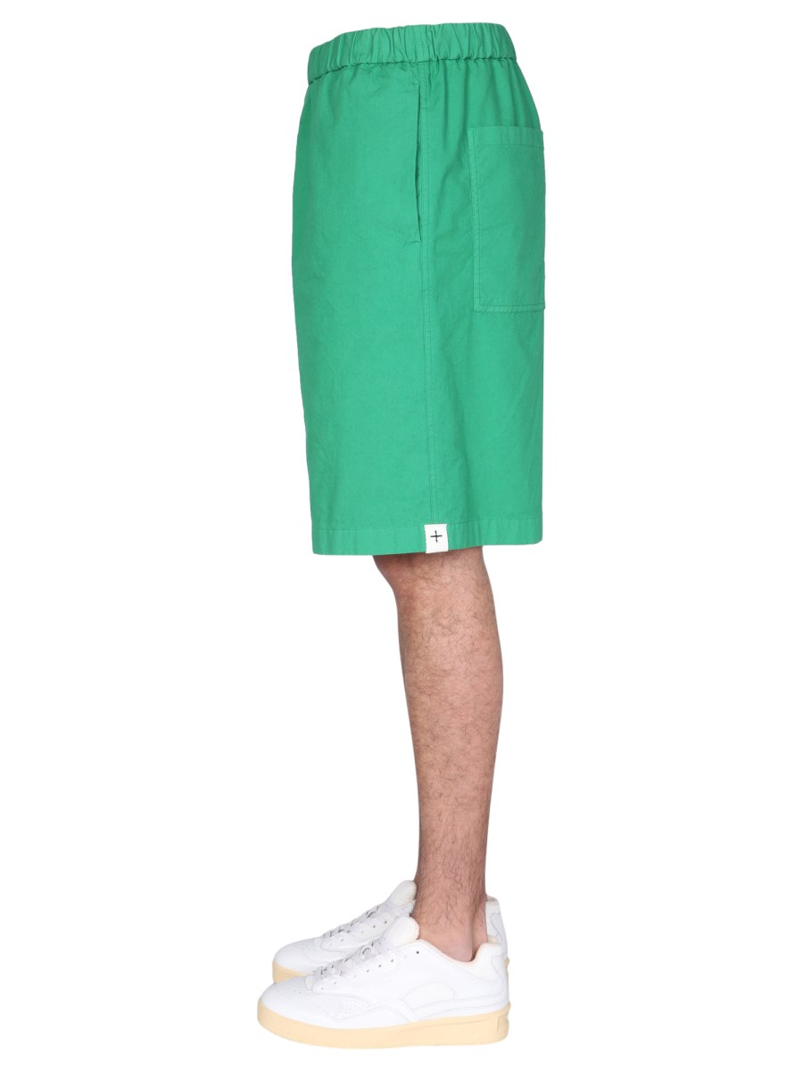 JIL SANDER BERMUDA RELAXED FIT IN COTONE