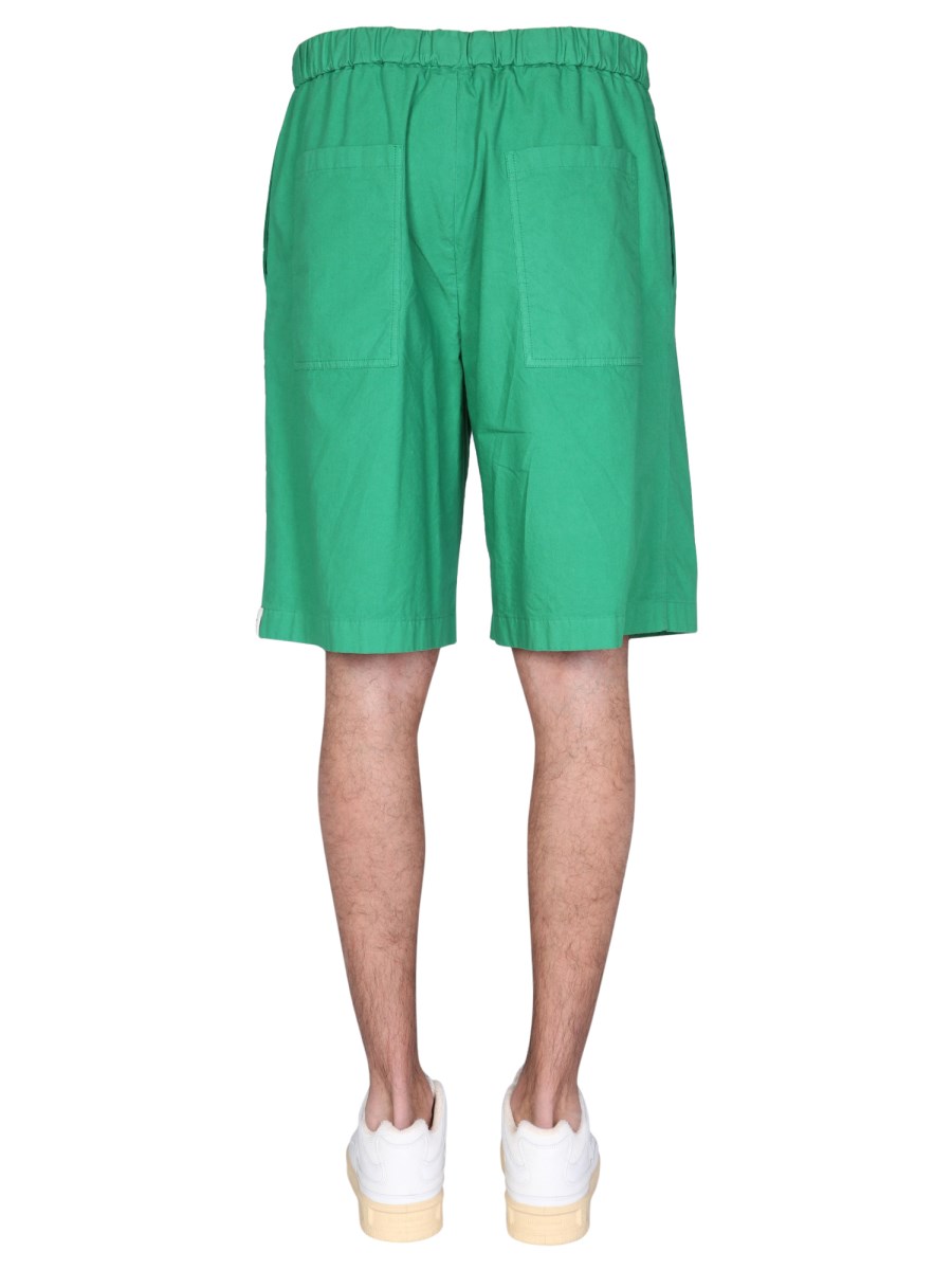 JIL SANDER BERMUDA RELAXED FIT IN COTONE