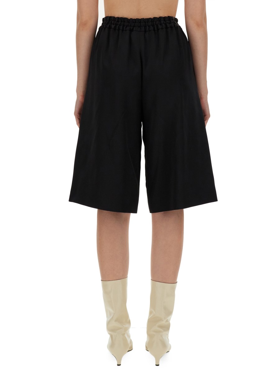 JIL SANDER BERMUDA WIDE LEG