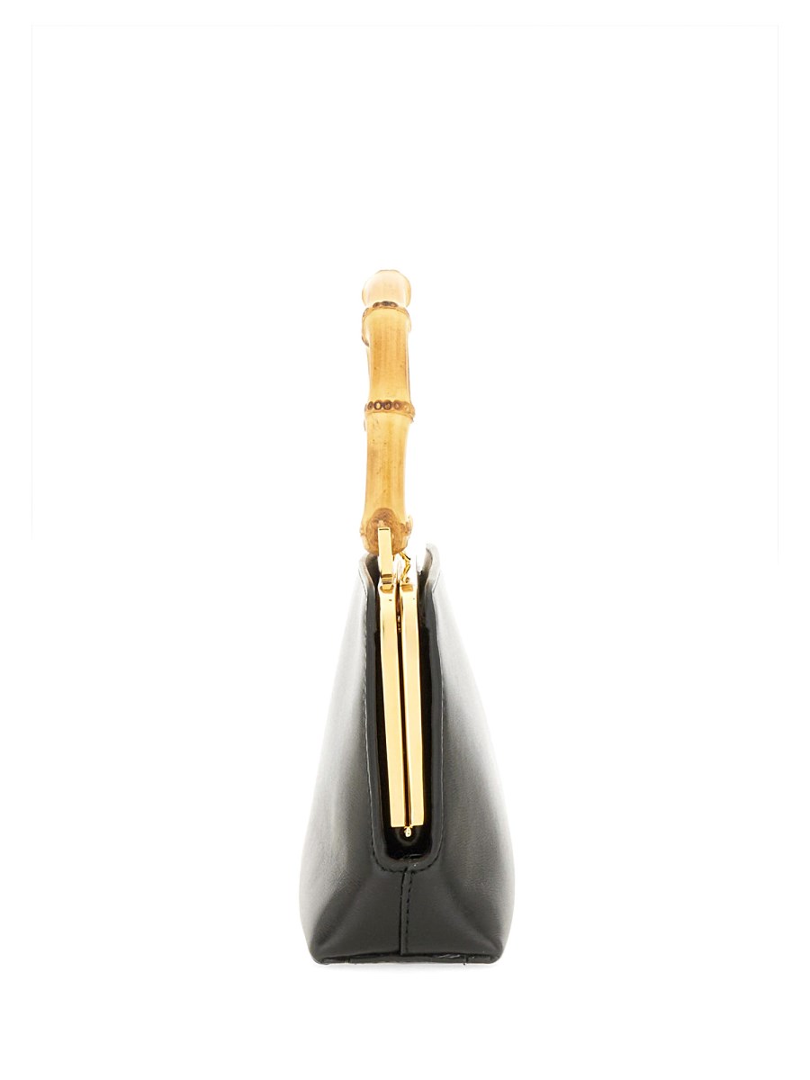 JIL SANDER BORSA "GOJI" BAMBOO MINI IN PELLE