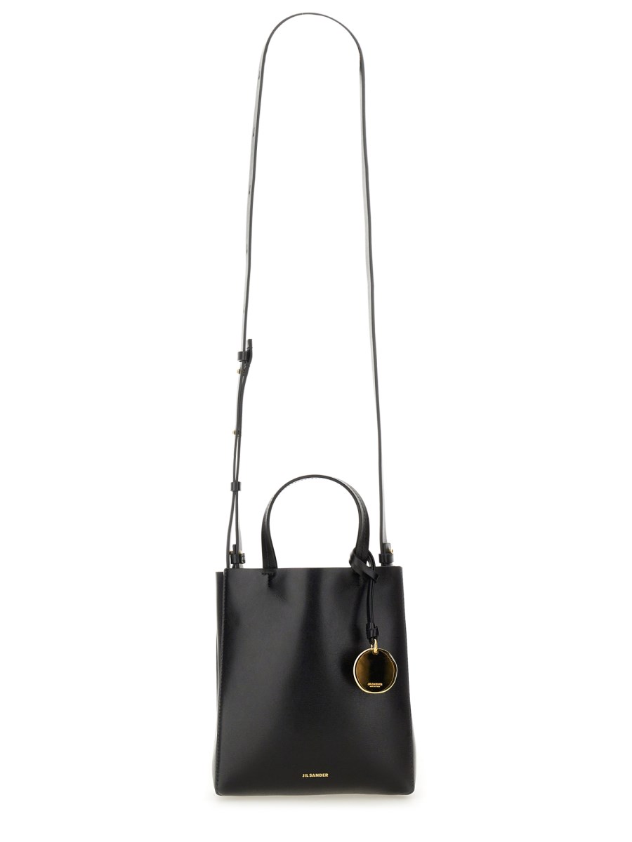 JIL SANDER BORSA IN PELLE CON LOGO
