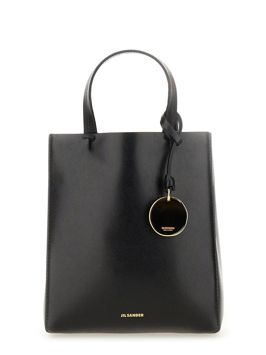 JIL SANDER BORSA IN PELLE CON LOGO