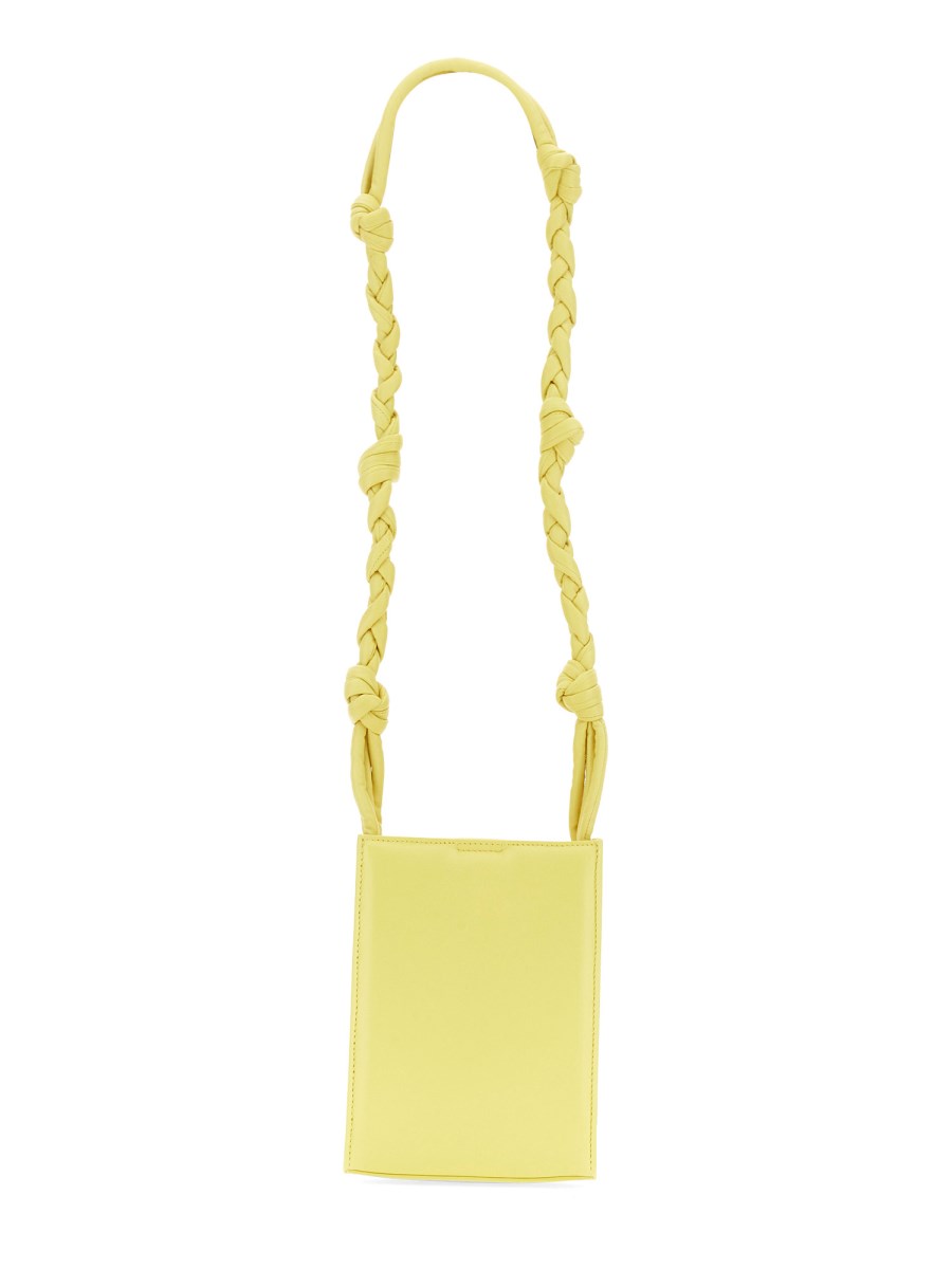 JIL SANDER BORSA TANGLE IMBOTTITA PICCOLA IN PELLE