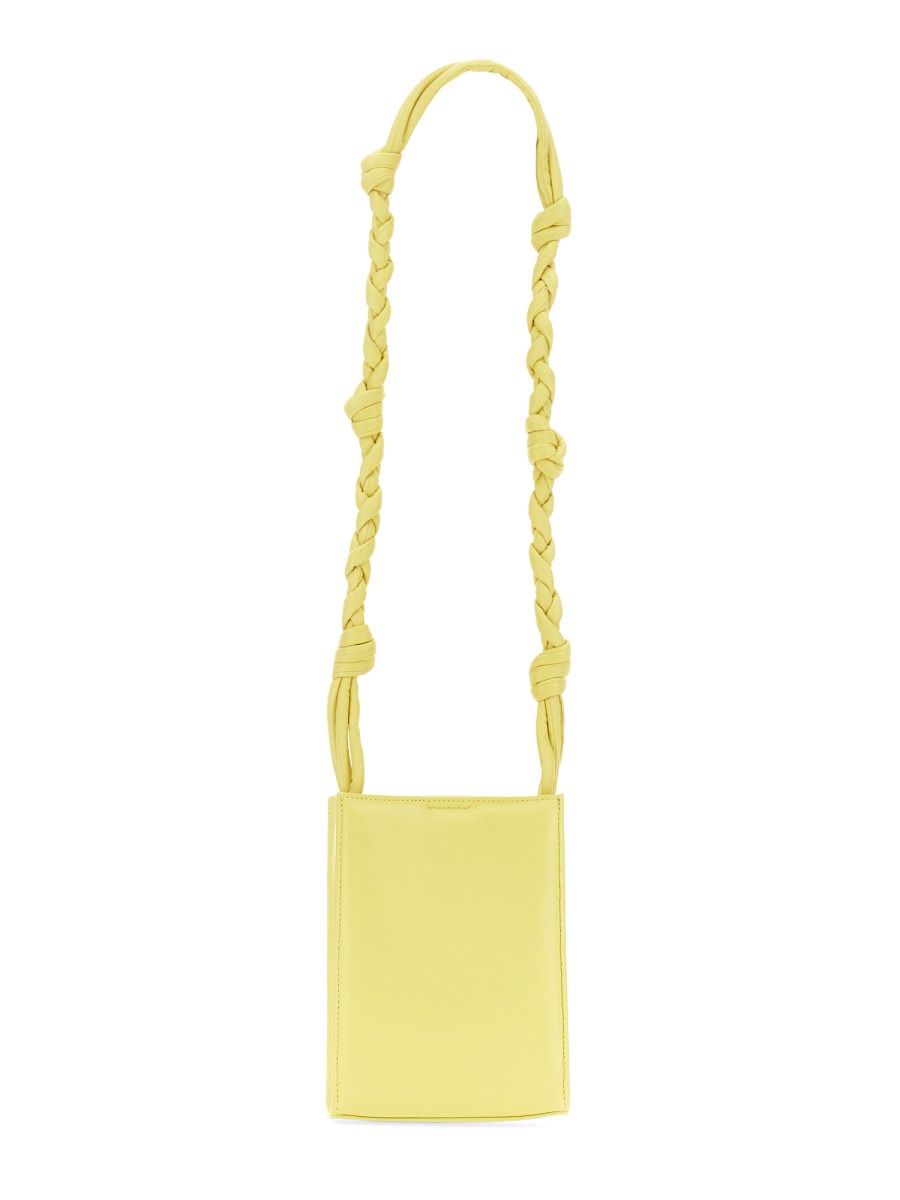 JIL SANDER BORSA TANGLE IMBOTTITA PICCOLA IN PELLE
