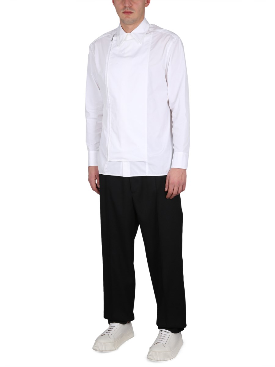 JIL SANDER CAMICIA CON ZIP