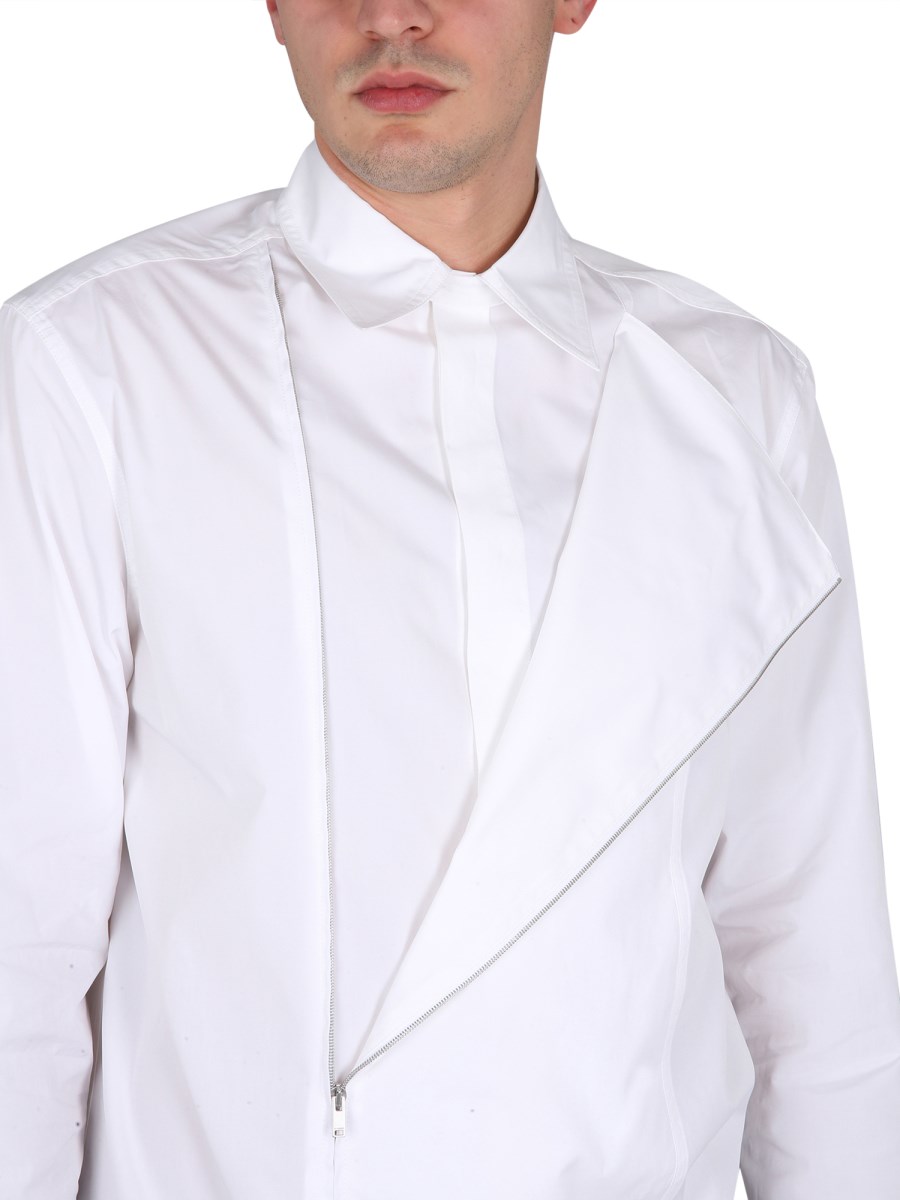 JIL SANDER CAMICIA CON ZIP