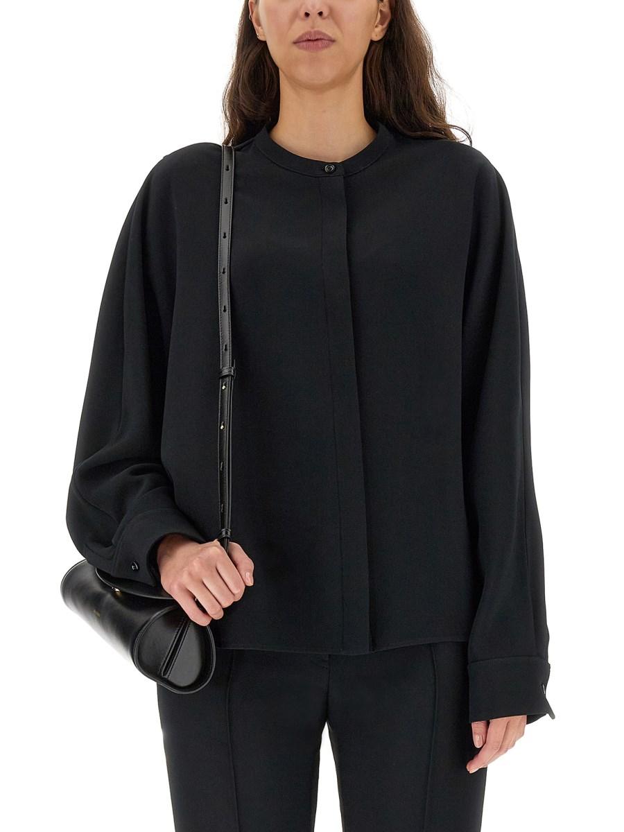 JIL SANDER CAMICIA IN MISTO VISCOSA