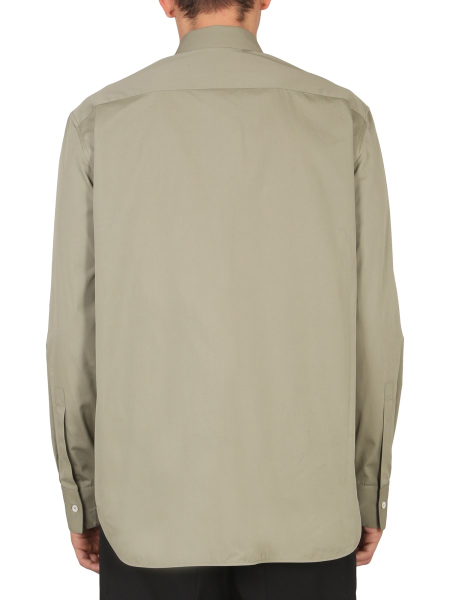 JIL SANDER CAMICIA IN POPELINE DI COTONE