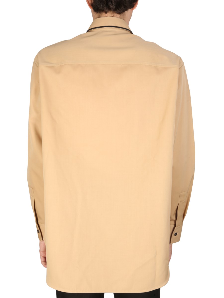 JIL SANDER CAMICIA IN POPELINE DI COTONE