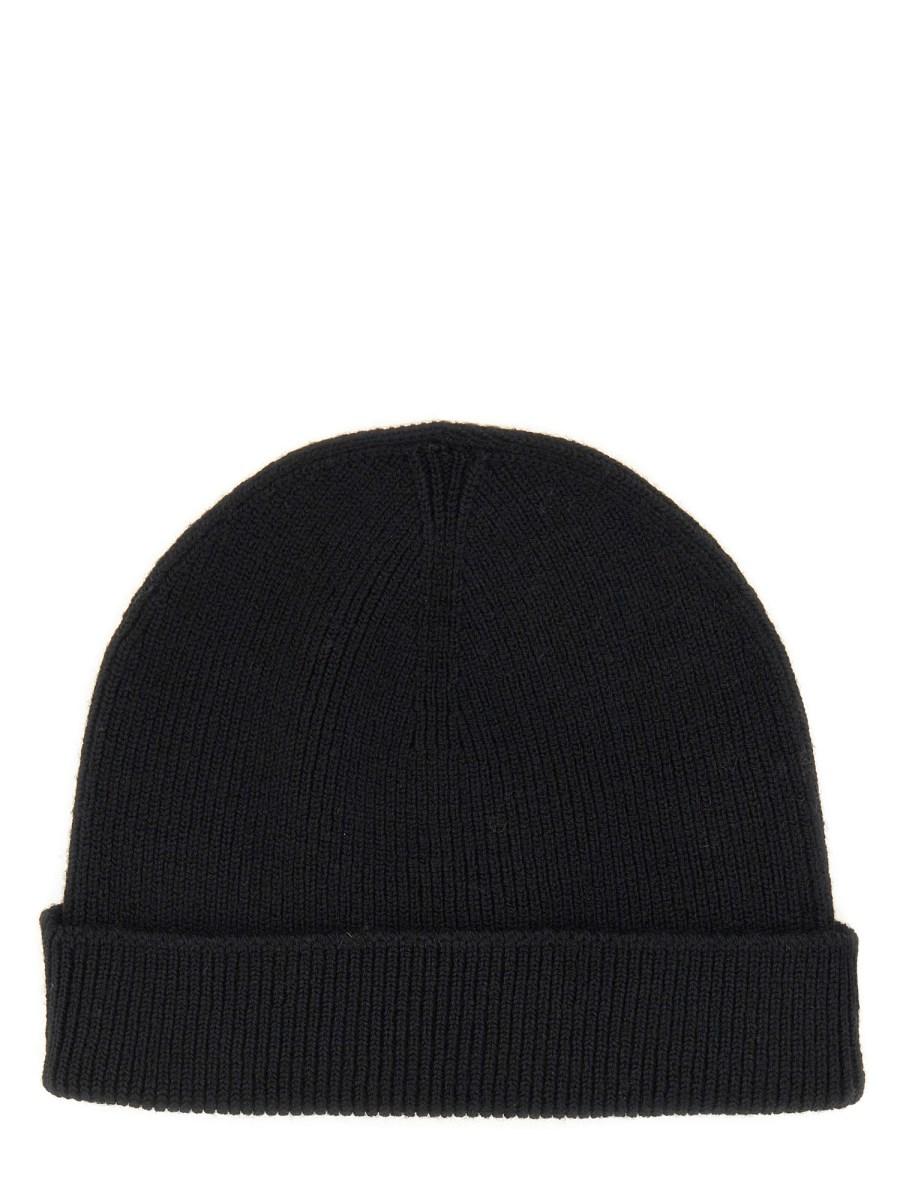 JIL SANDER CAPPELLO IN MAGLIA CON LOGO