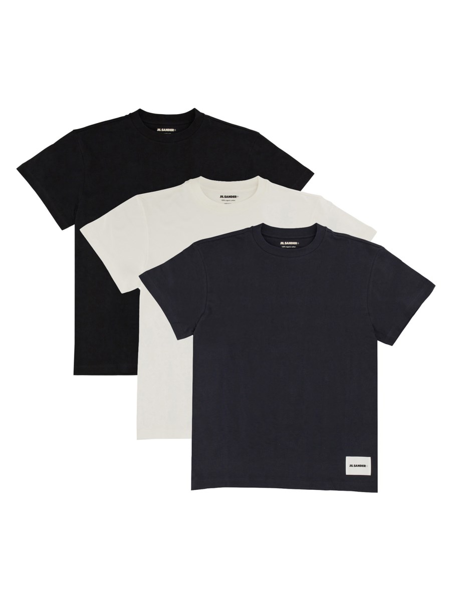 JIL SANDER CONFEZIONE DA TRE T-SHIRT