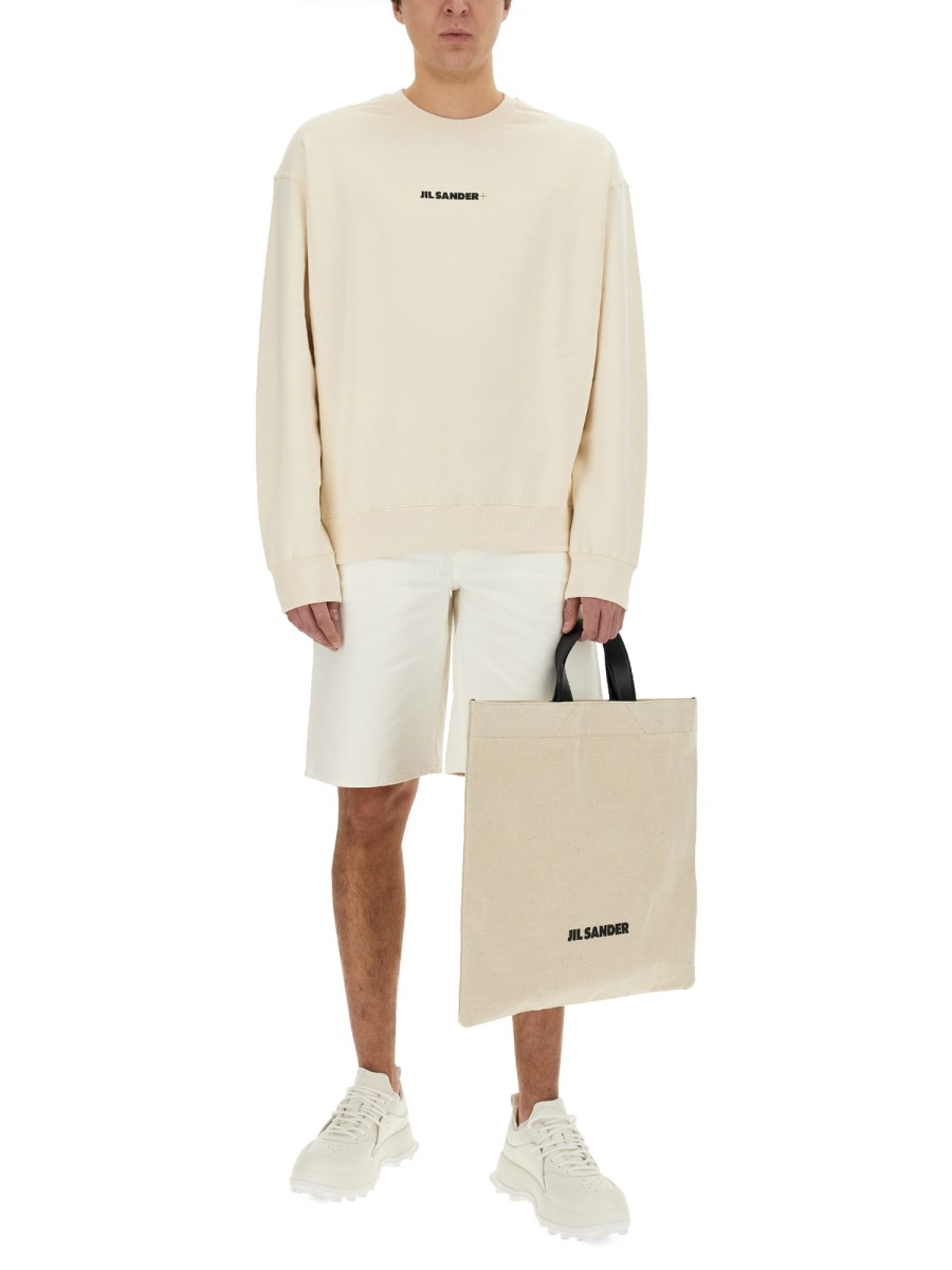 JIL SANDER FELPA CON LOGO