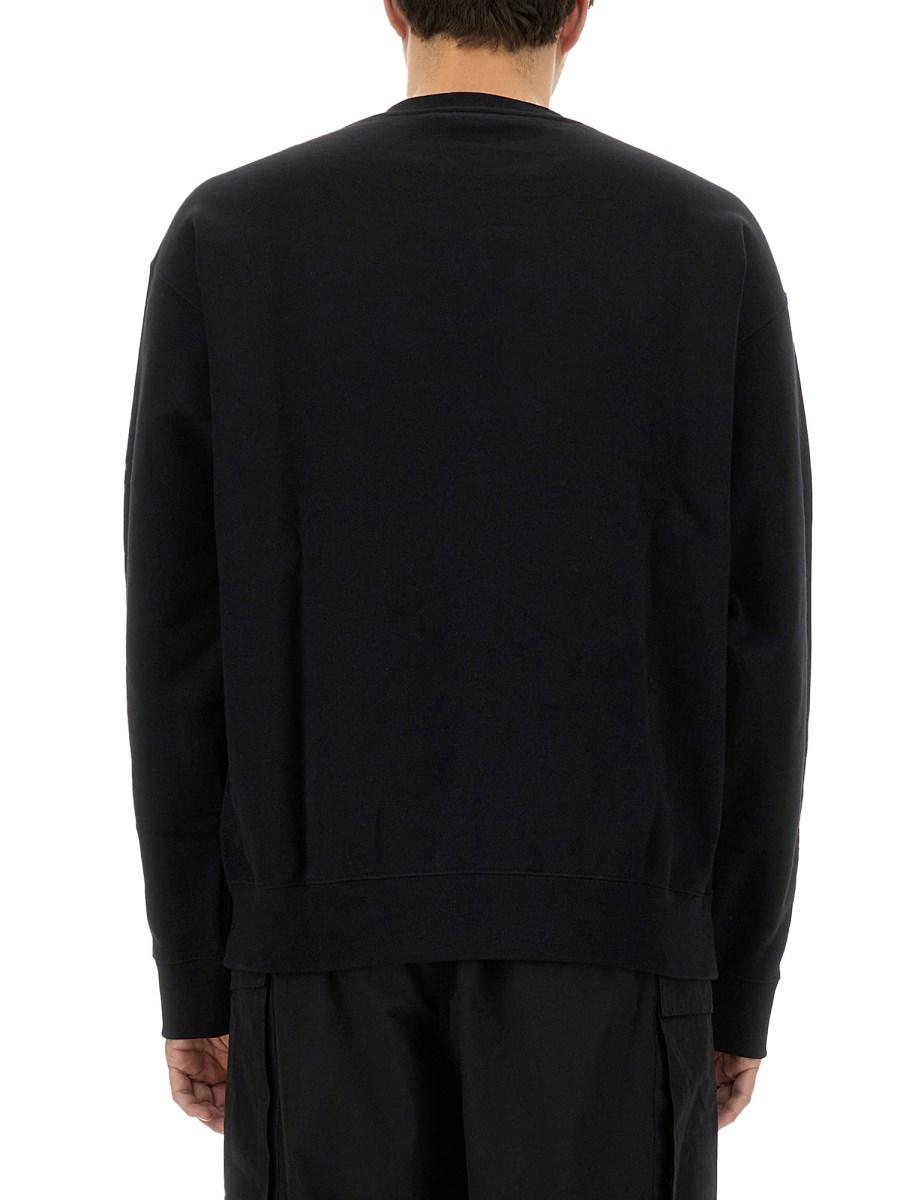 JIL SANDER FELPA GIROCOLLO CON LOGO