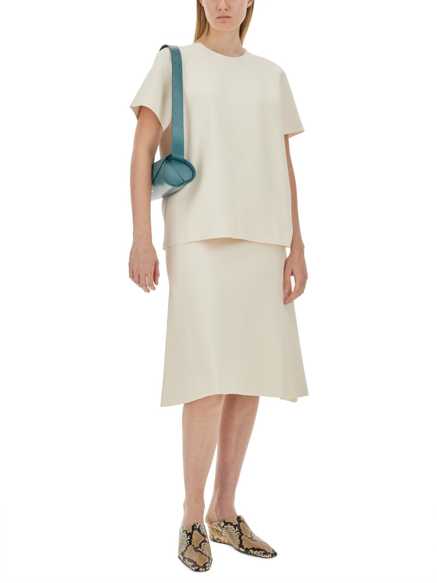 JIL SANDER GONNA ASIMMETRICA