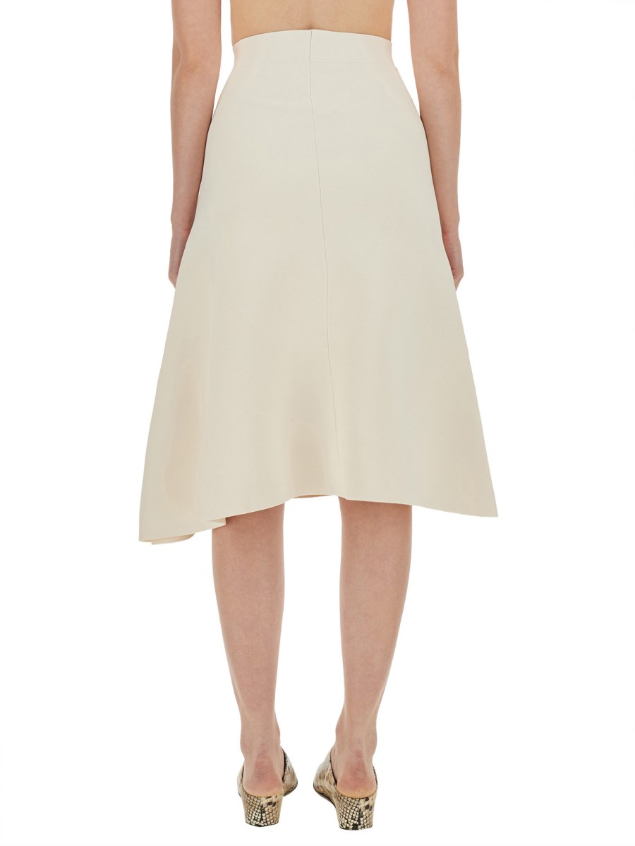 JIL SANDER GONNA ASIMMETRICA