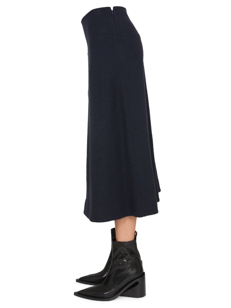JIL SANDER GONNA IN LANA