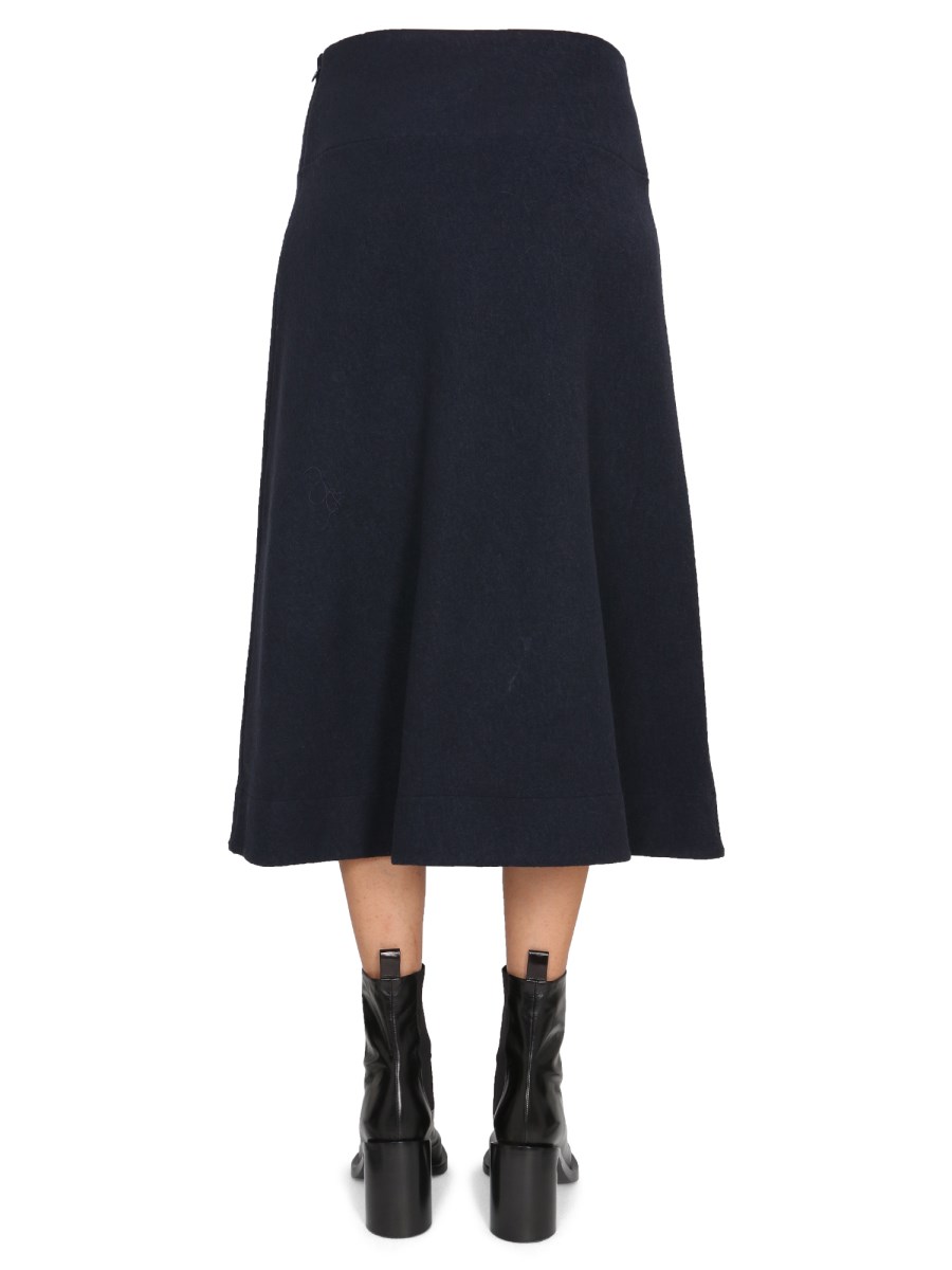 JIL SANDER GONNA IN LANA