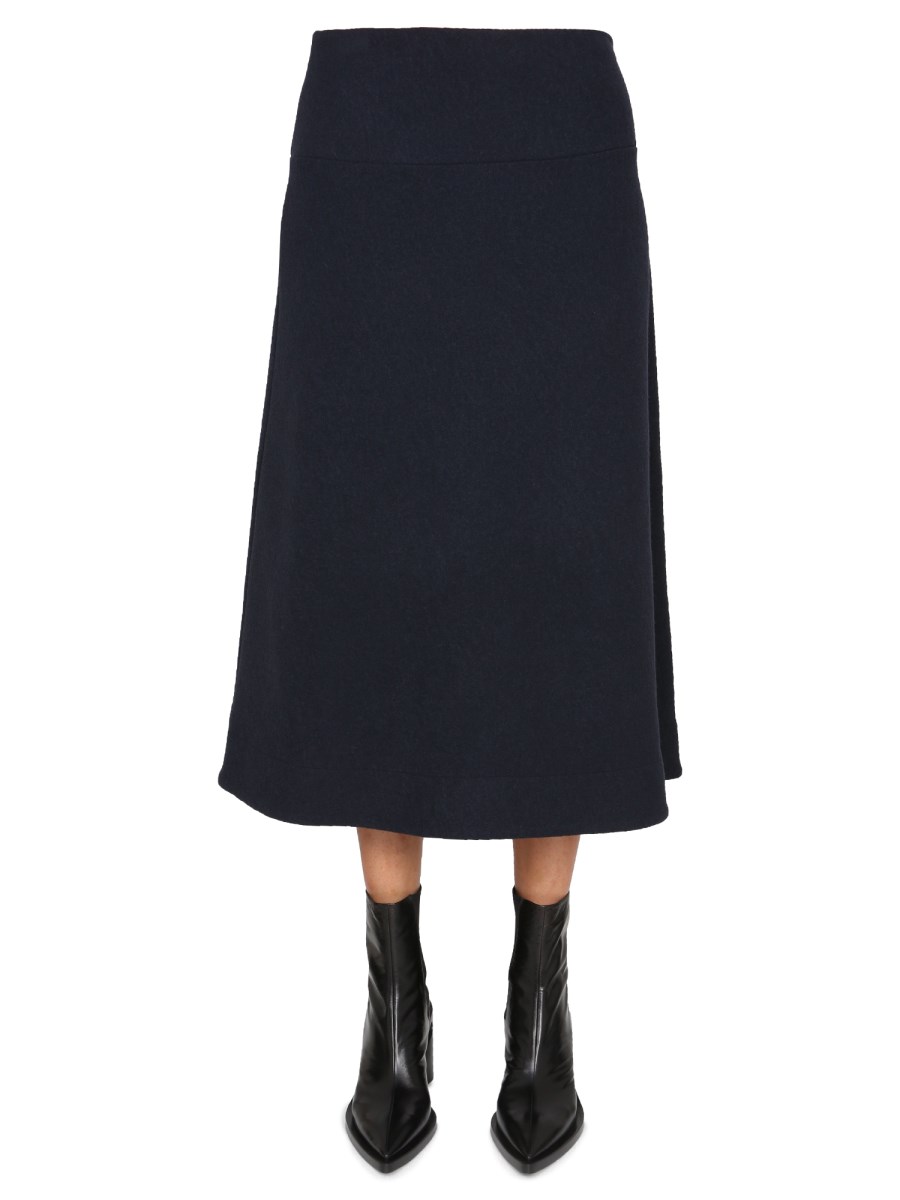 JIL SANDER GONNA IN LANA