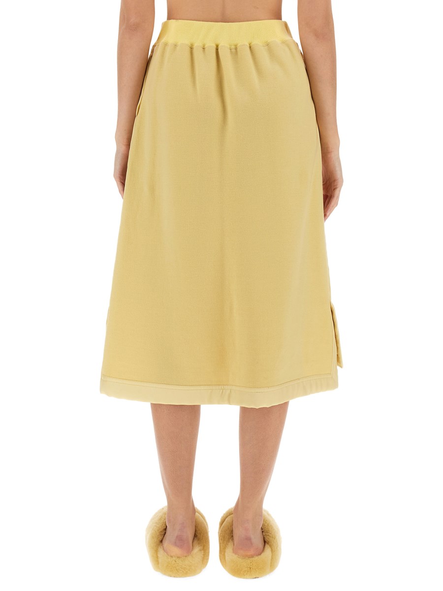 JIL SANDER GONNA MIDI IN MAGLIA DI LANA