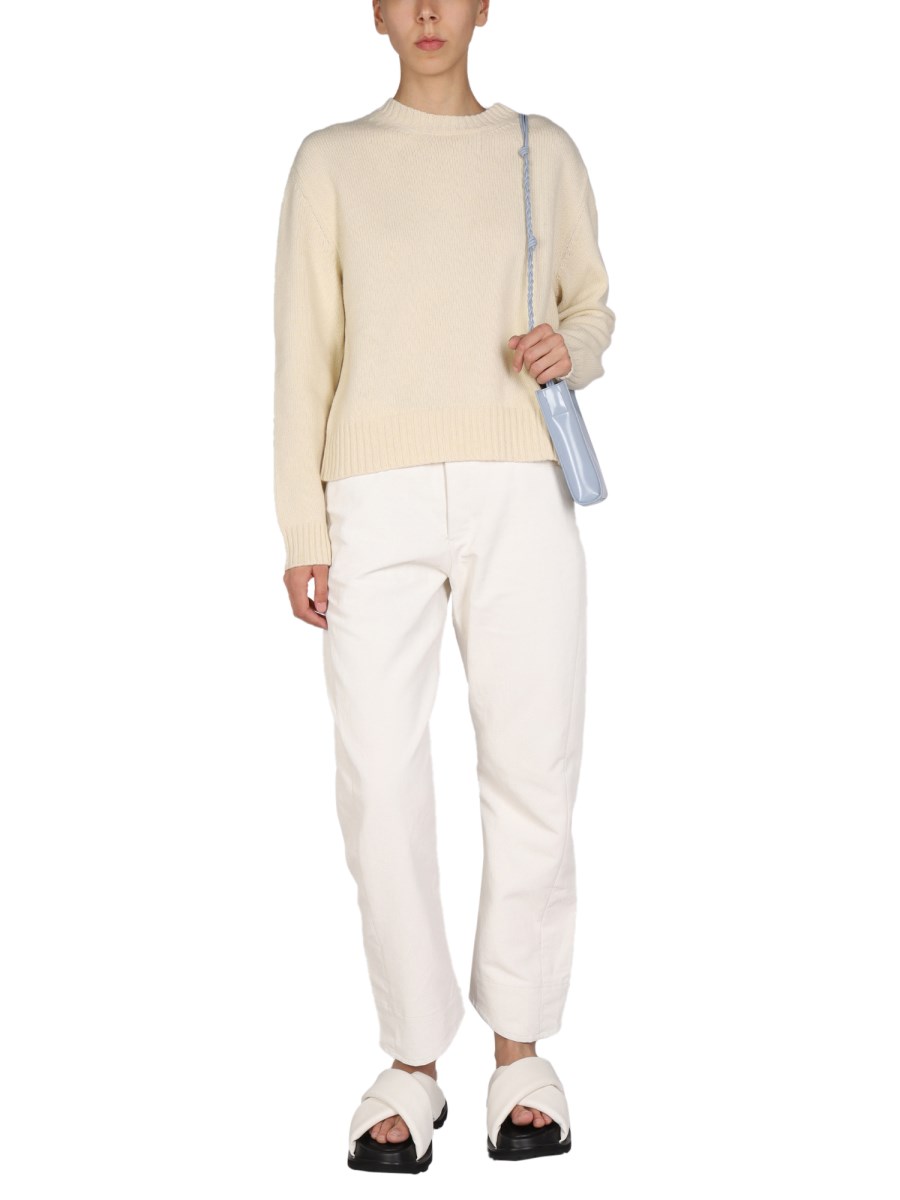 JIL SANDER MAGLIA IN MISTO LANA CON BOTTONI