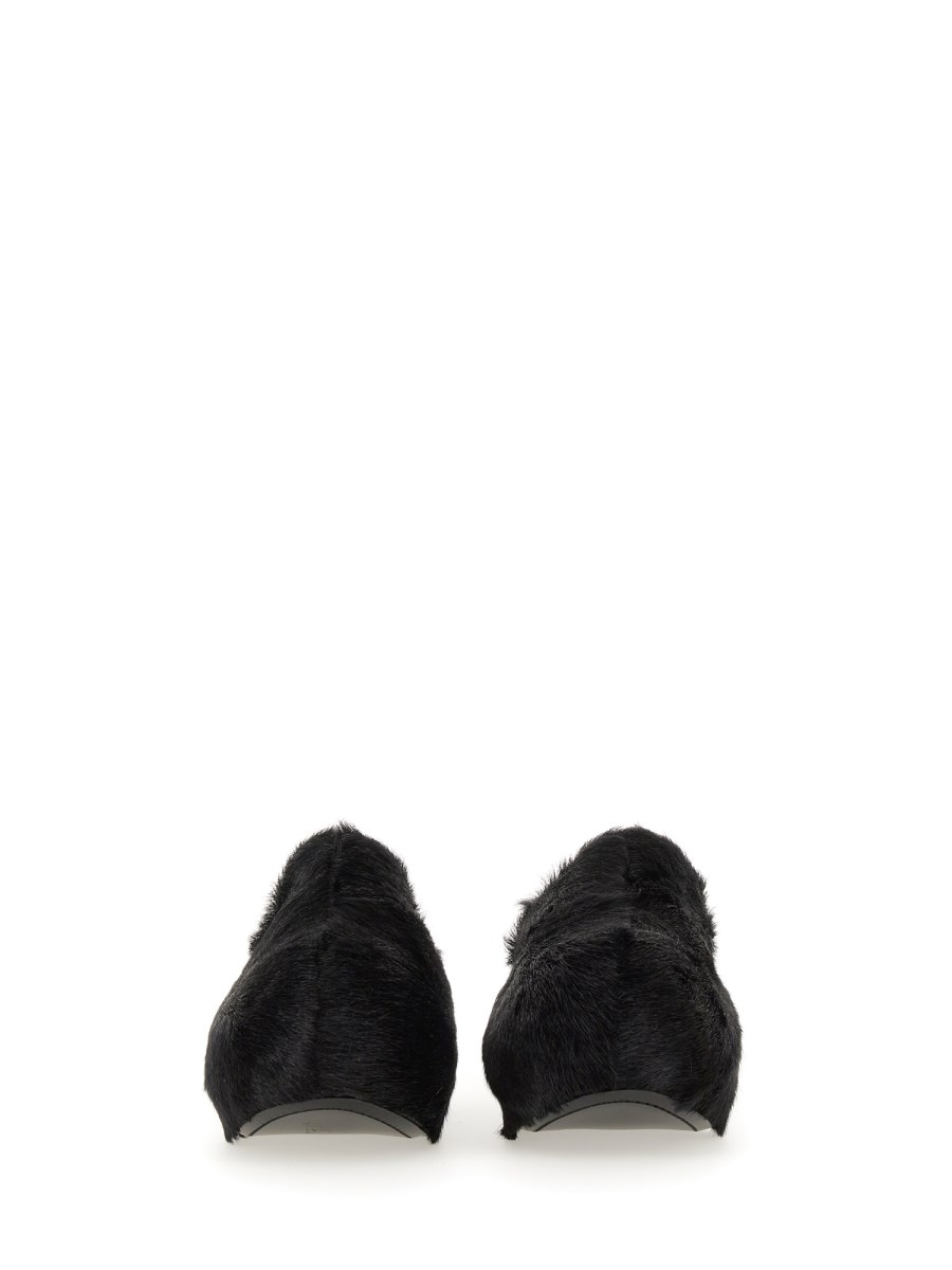 JIL SANDER MULE IN PELLICCIA DI CAPRA