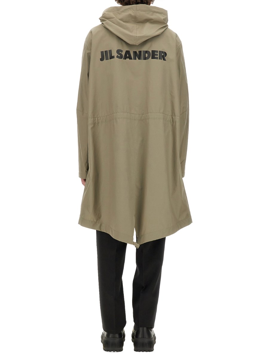 JIL SANDER PARKA CON LOGO