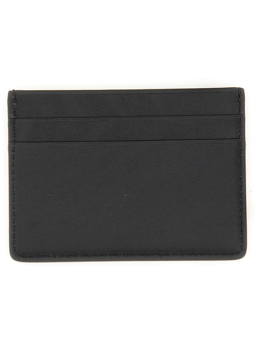 JIL SANDER PORTACARTE IN PELLE CON LOGO