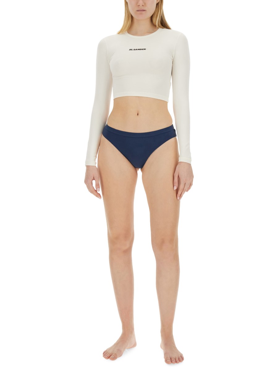 JIL SANDER SLIP BIKINI IN TESSUTO TECNICO