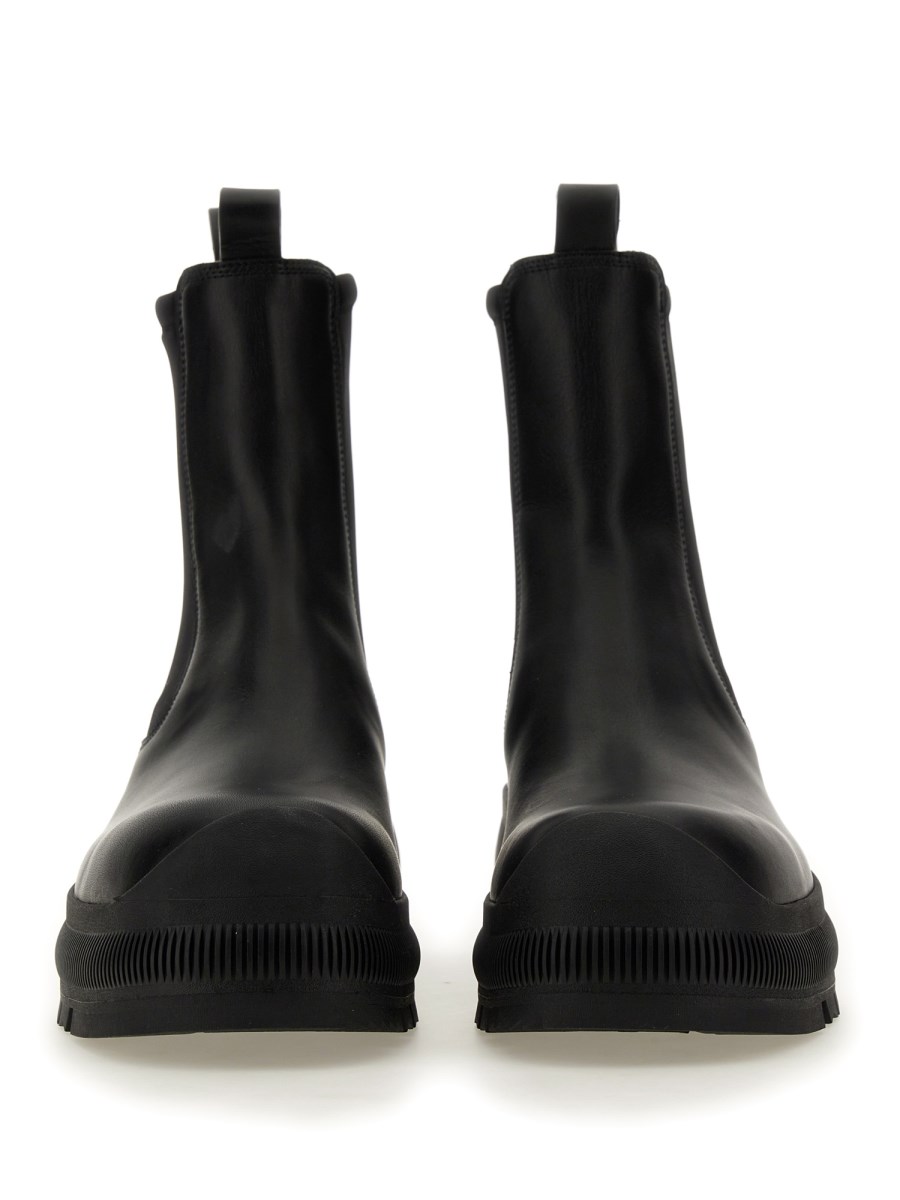 JIL SANDER STIVALE CHELSEA IN PELLE