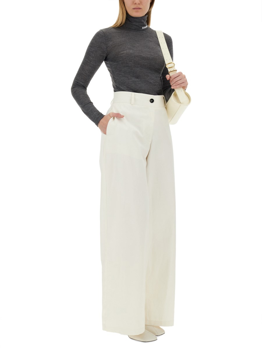 JIL SANDER T-SHIRT A COLLO ALTO