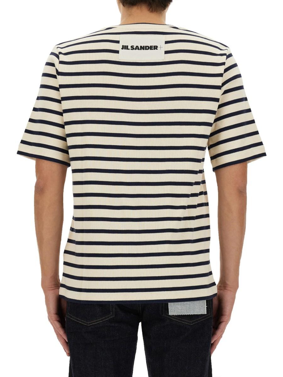 JIL SANDER T-SHIRT A RIGHE