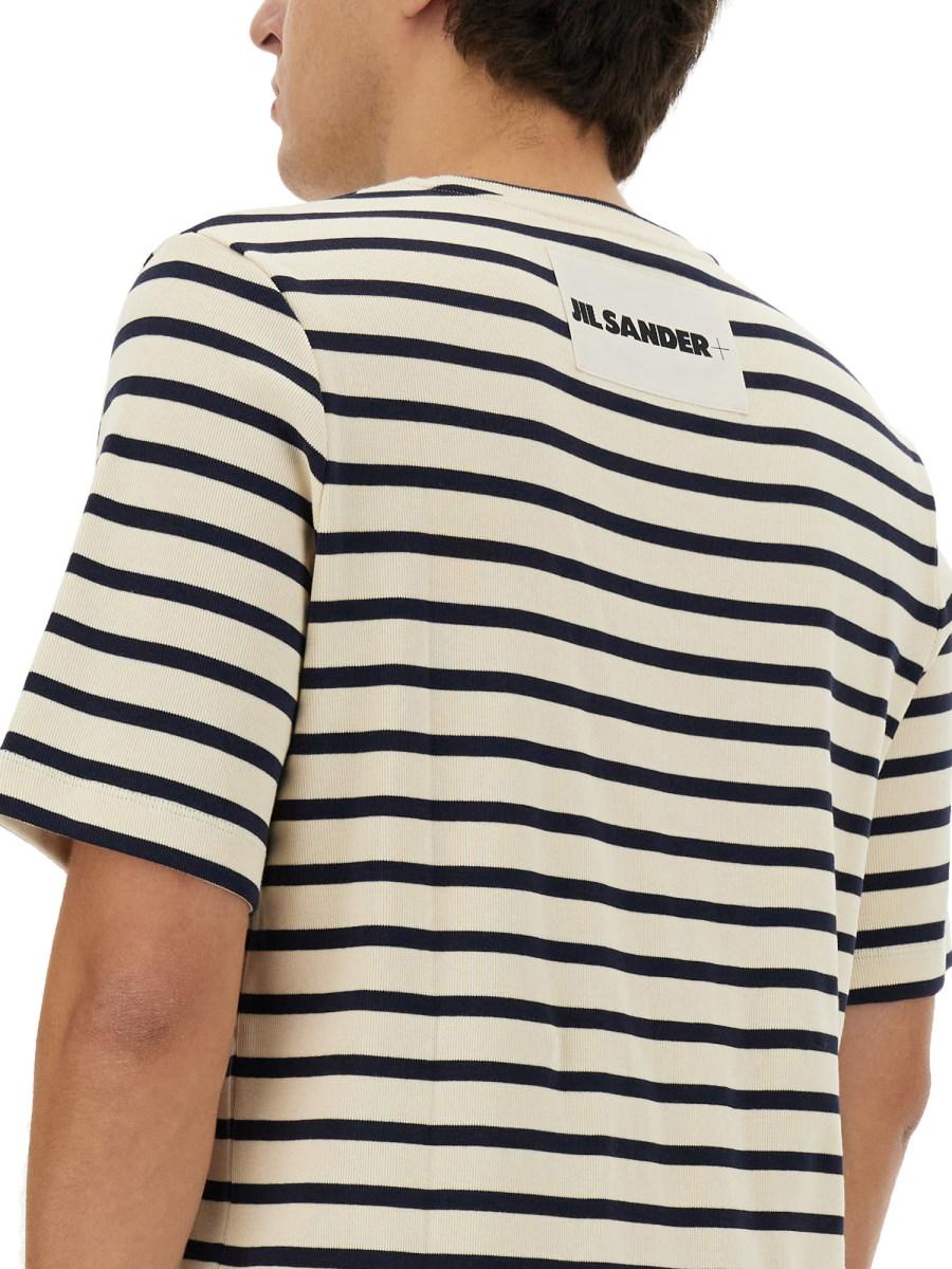 JIL SANDER T-SHIRT A RIGHE