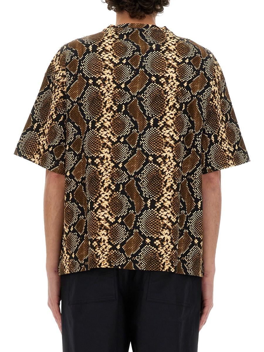 JIL SANDER T-SHIRT CON MOTIVO ANIMALIER