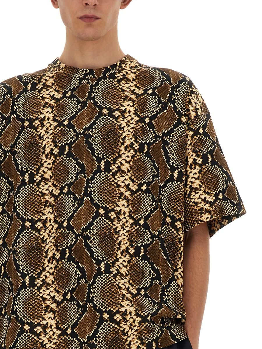 JIL SANDER T-SHIRT CON MOTIVO ANIMALIER