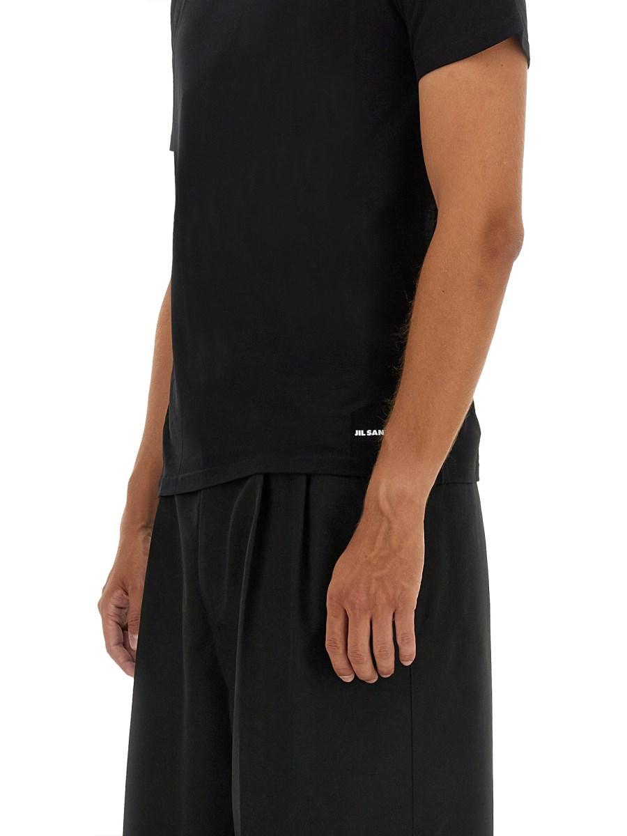 JIL SANDER T-SHIRT IN COTONE