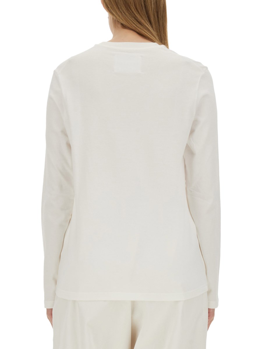 JIL SANDER T-SHIRT IN COTONE CON LOGO