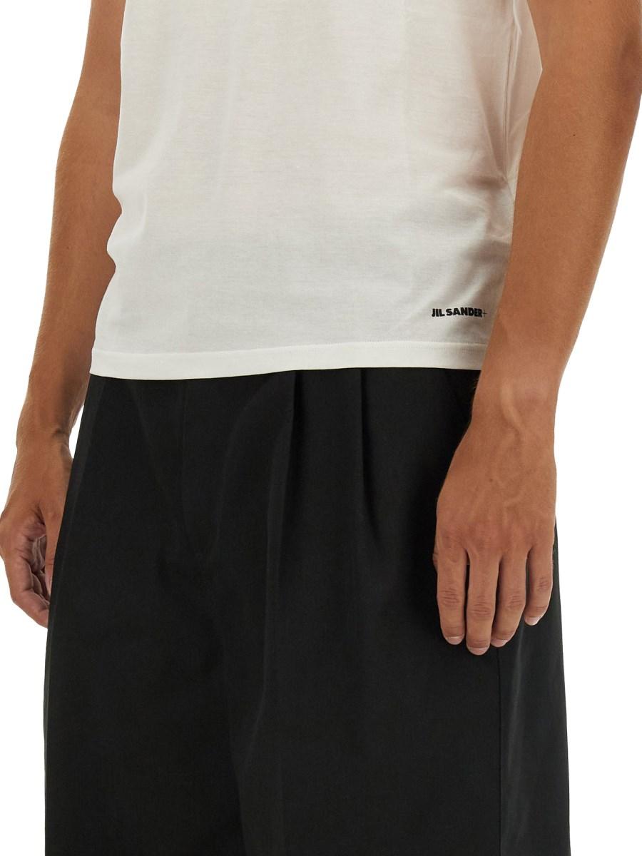JIL SANDER T-SHIRT IN COTONE