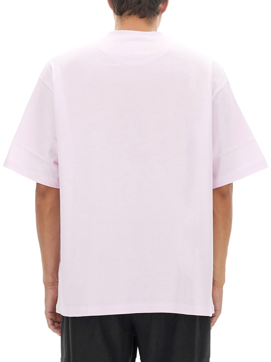 JIL SANDER T-SHIRT IN JERSEY DI COTONE CON STAMPA