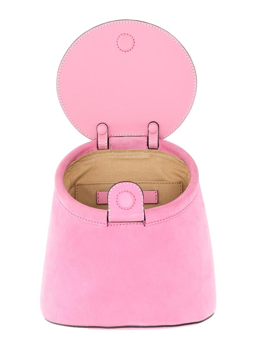 JW ANDERSON BORSA "LID BUCKET" IN PELLE