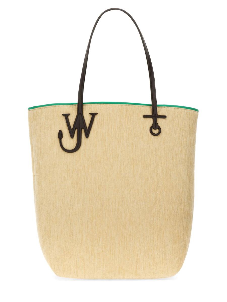 JW ANDERSON BORSA "TALL ANCHOR" TOTE IN CINIGLIA