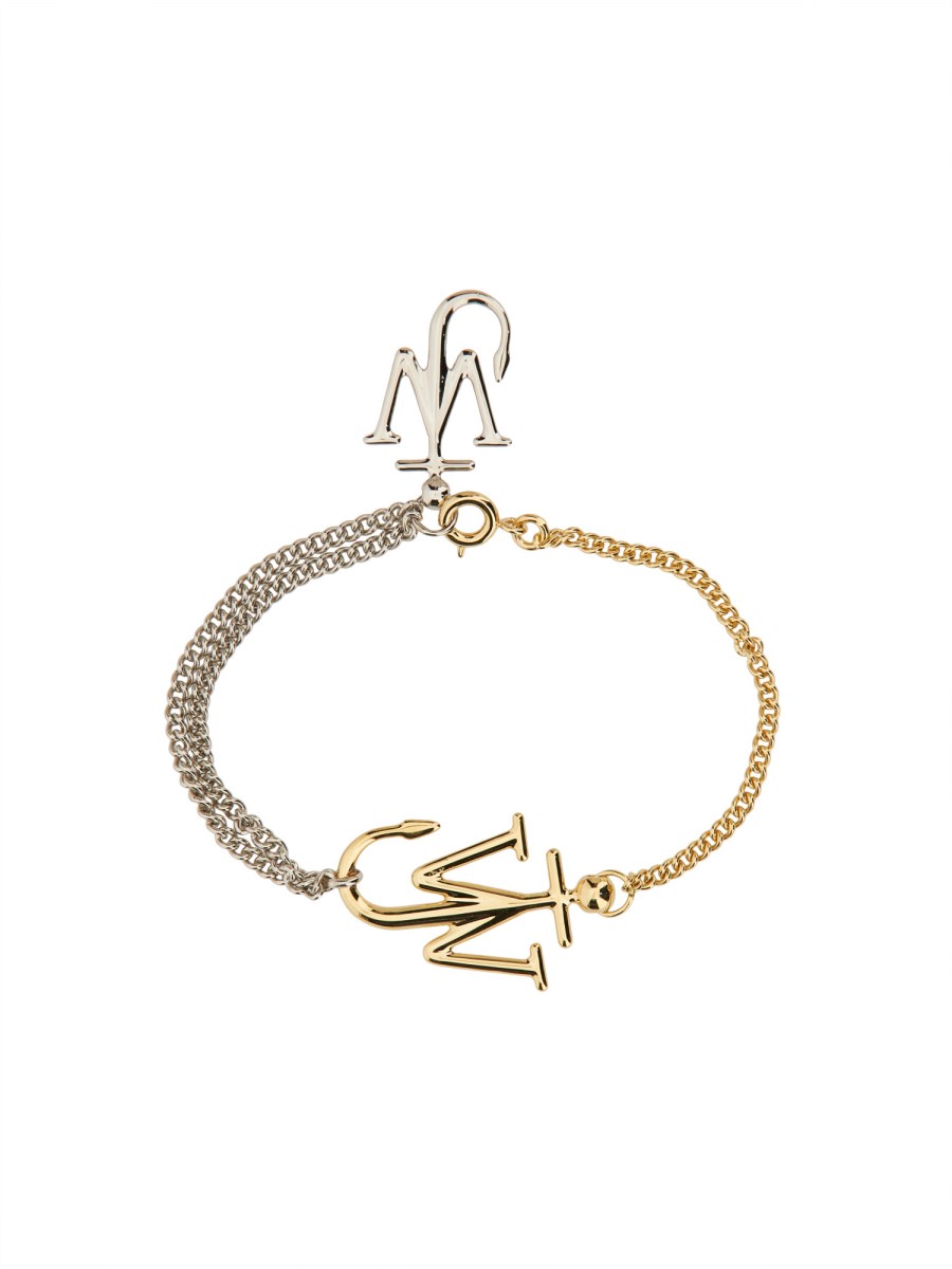 JW ANDERSON BRACCIALE ANCHOR IN OTTONE