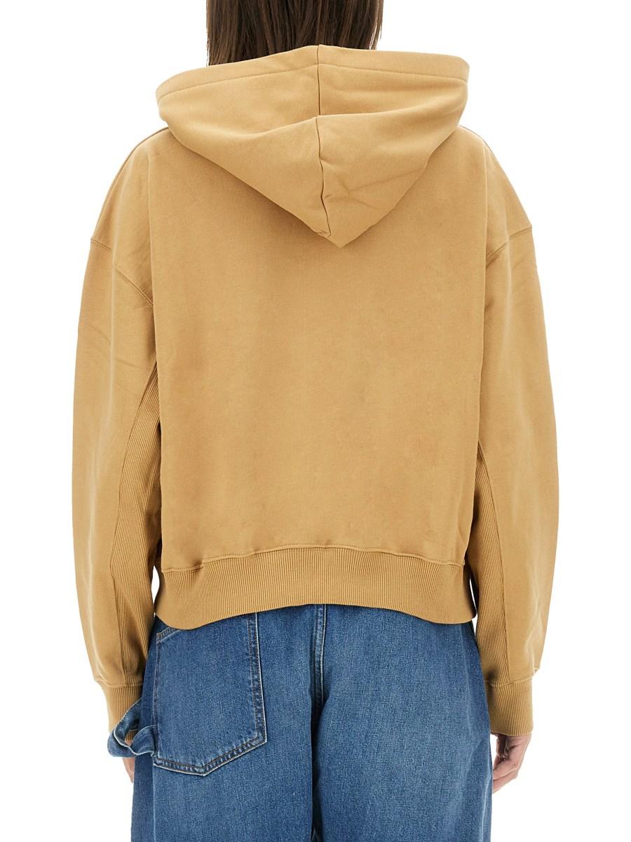 JW ANDERSON FELPA CON CAPPUCCIO