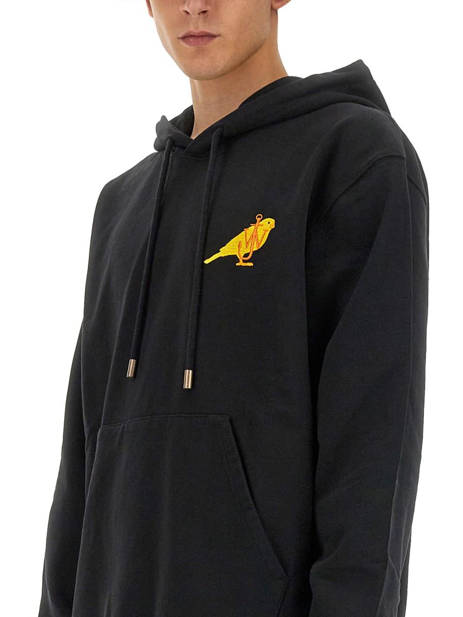 JW ANDERSON FELPA IN COTONE CON LOGO