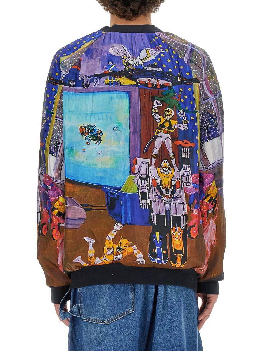 JW ANDERSON FELPA IN COTONE CON STAMPA