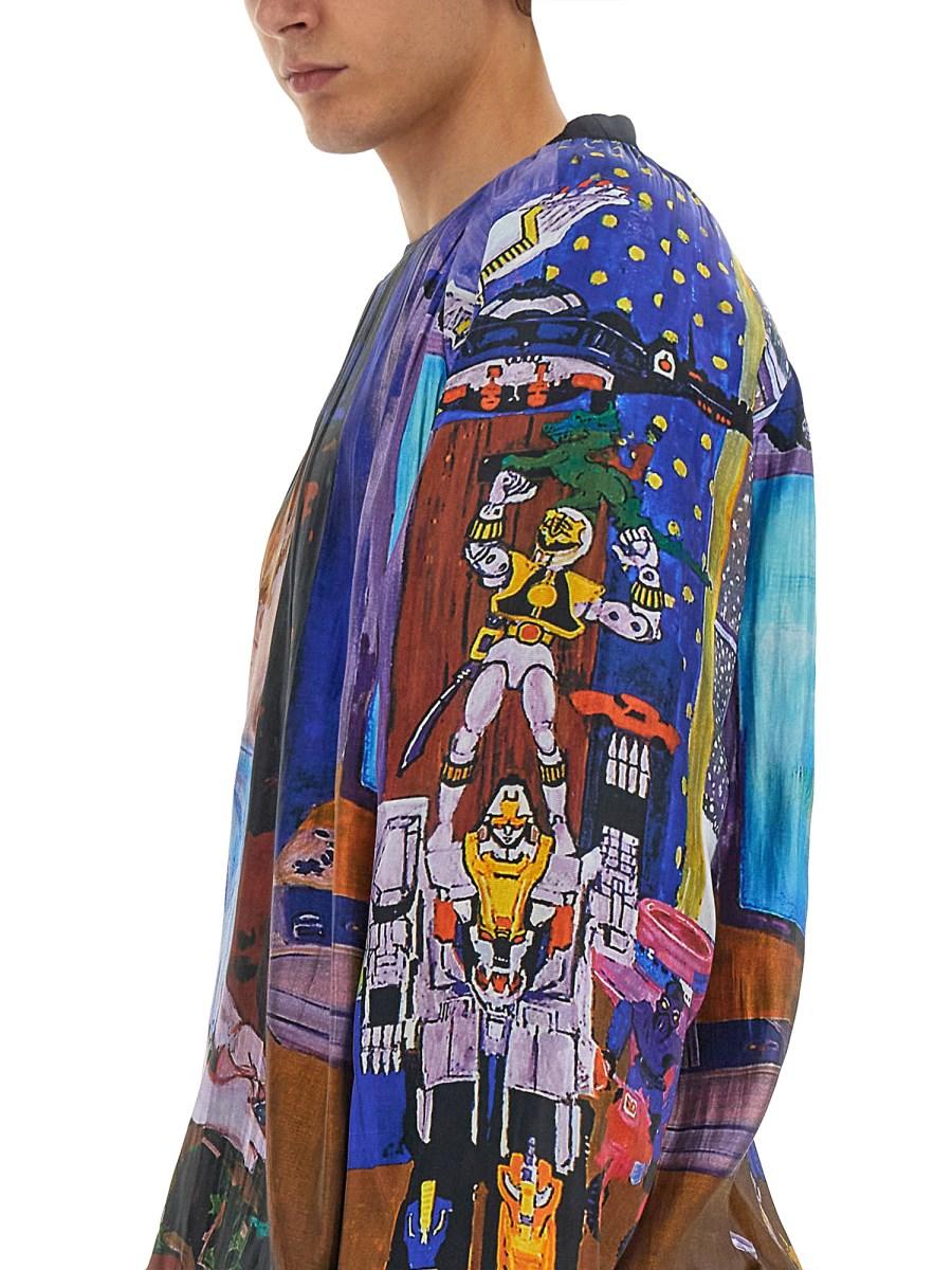 JW ANDERSON FELPA IN COTONE CON STAMPA