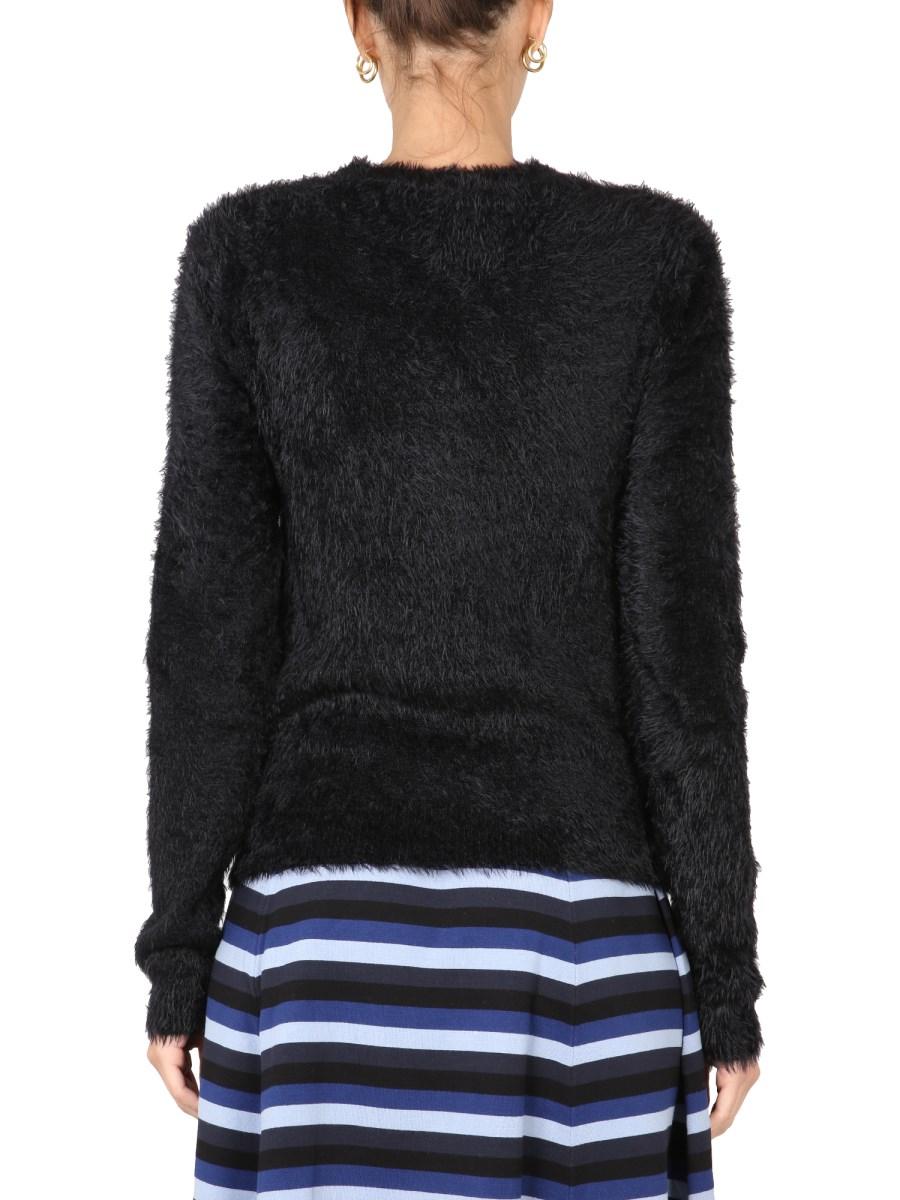 JW ANDERSON MAGLIA IN LANA CON INTARSIO LOGO