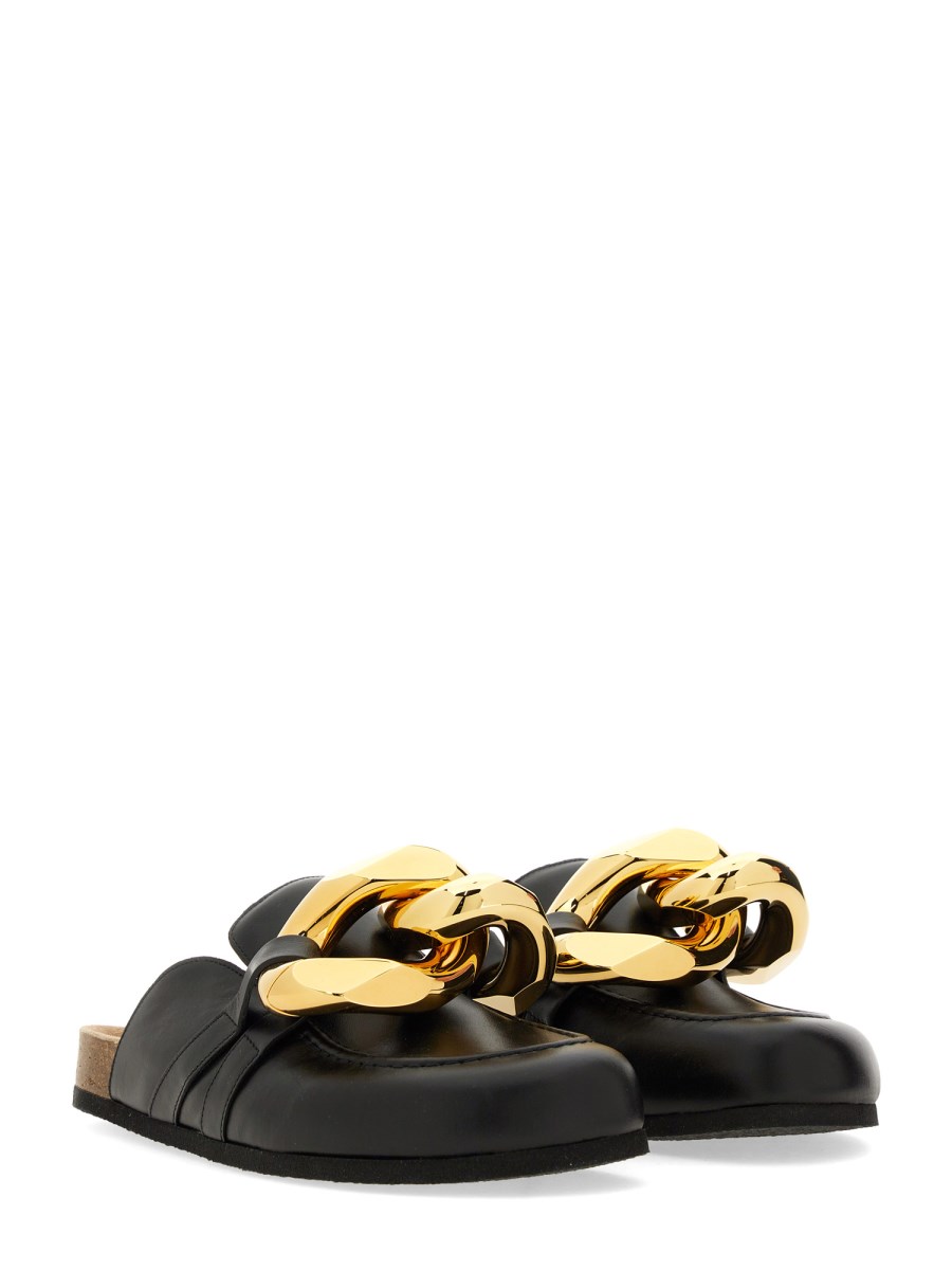 JW ANDERSON MULES CHAIN IN PELLE