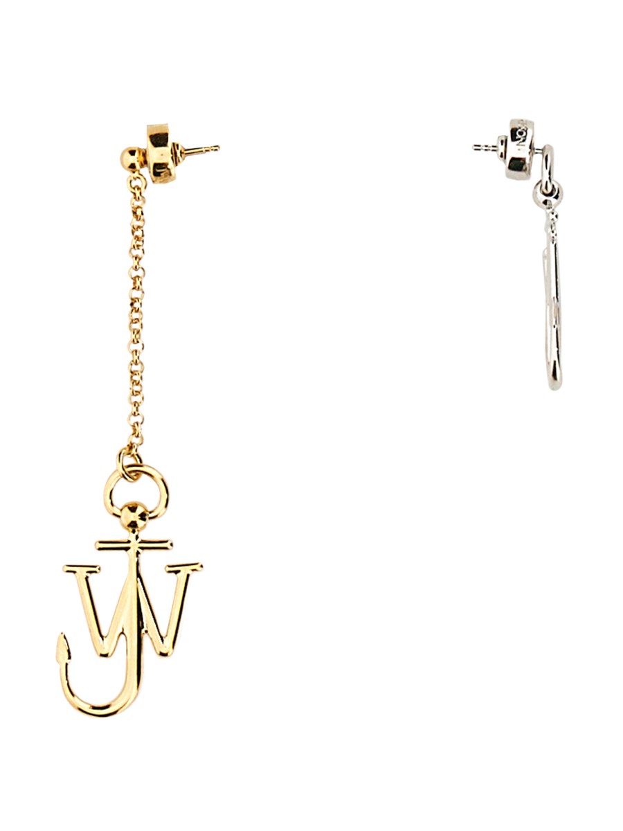 JW ANDERSON ORECCHINI ASIMMETRICI ANCHOR
