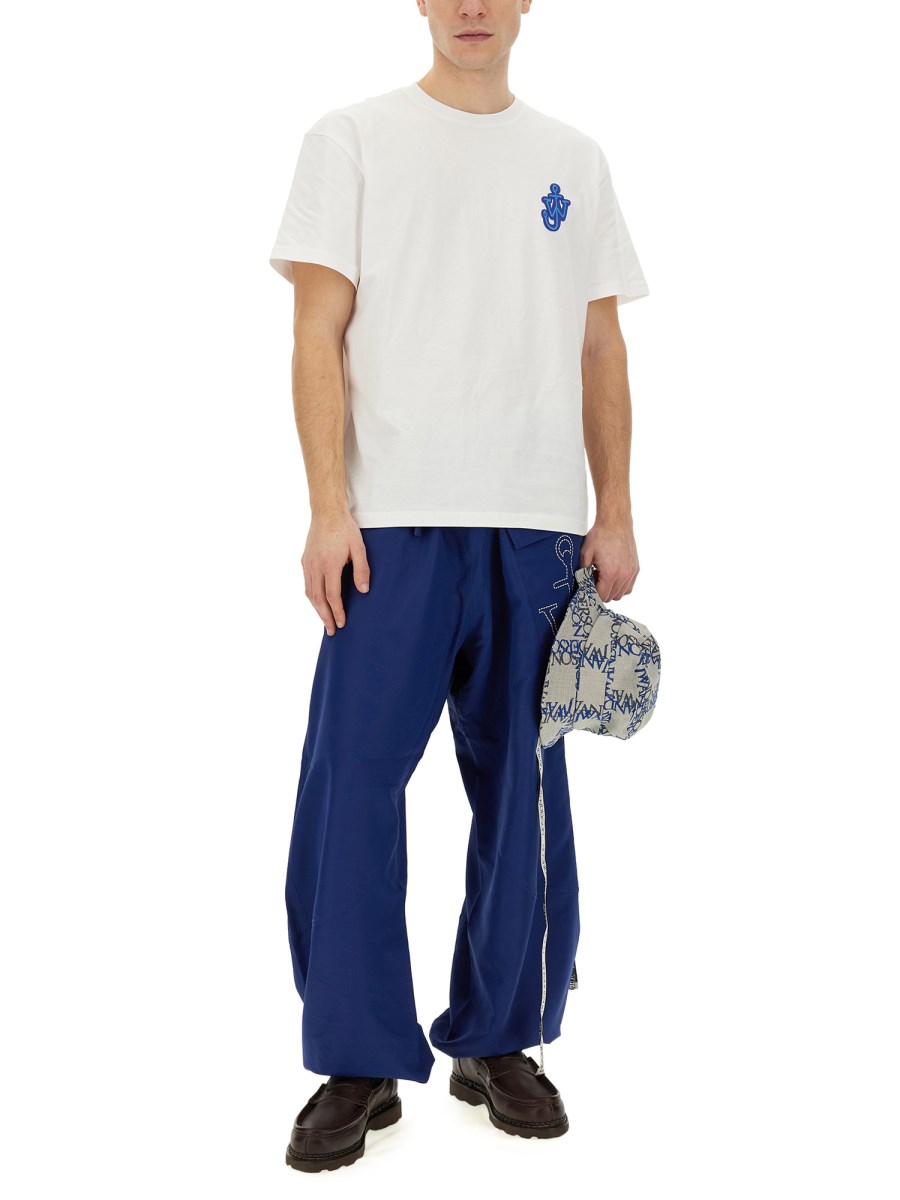 JW ANDERSON PANTALONE JOGGERS CON LOGO ANCORA