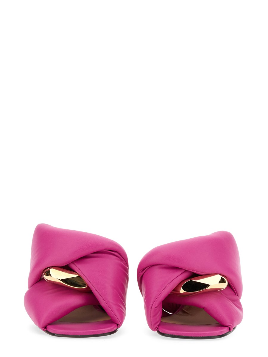 JW ANDERSON SANDALO TWIST IN ECOPELLE